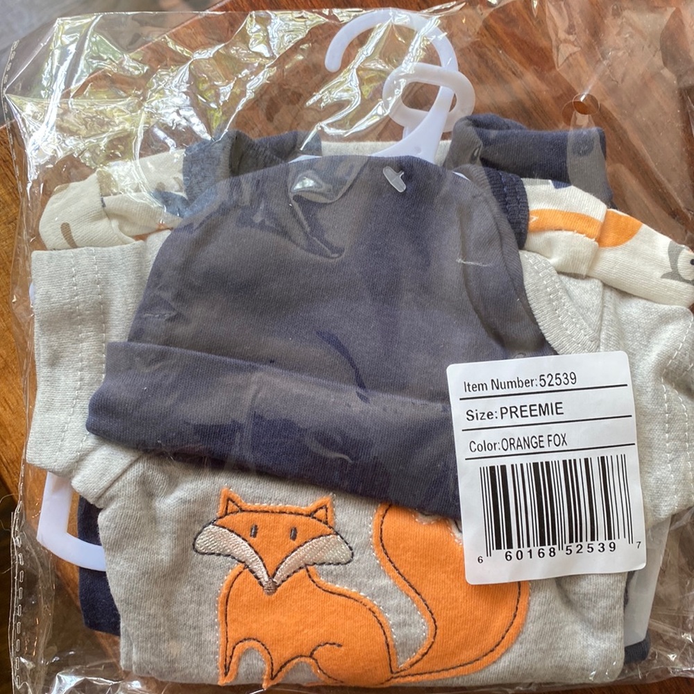 Preemie onesie, pant and hat set